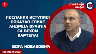 Бора Новаковић: Показао слике Андреја Вучића са врхом картела! (видео) Бора Новаковић: Показао слике Андреја Вучића са врхом картела! (видео)