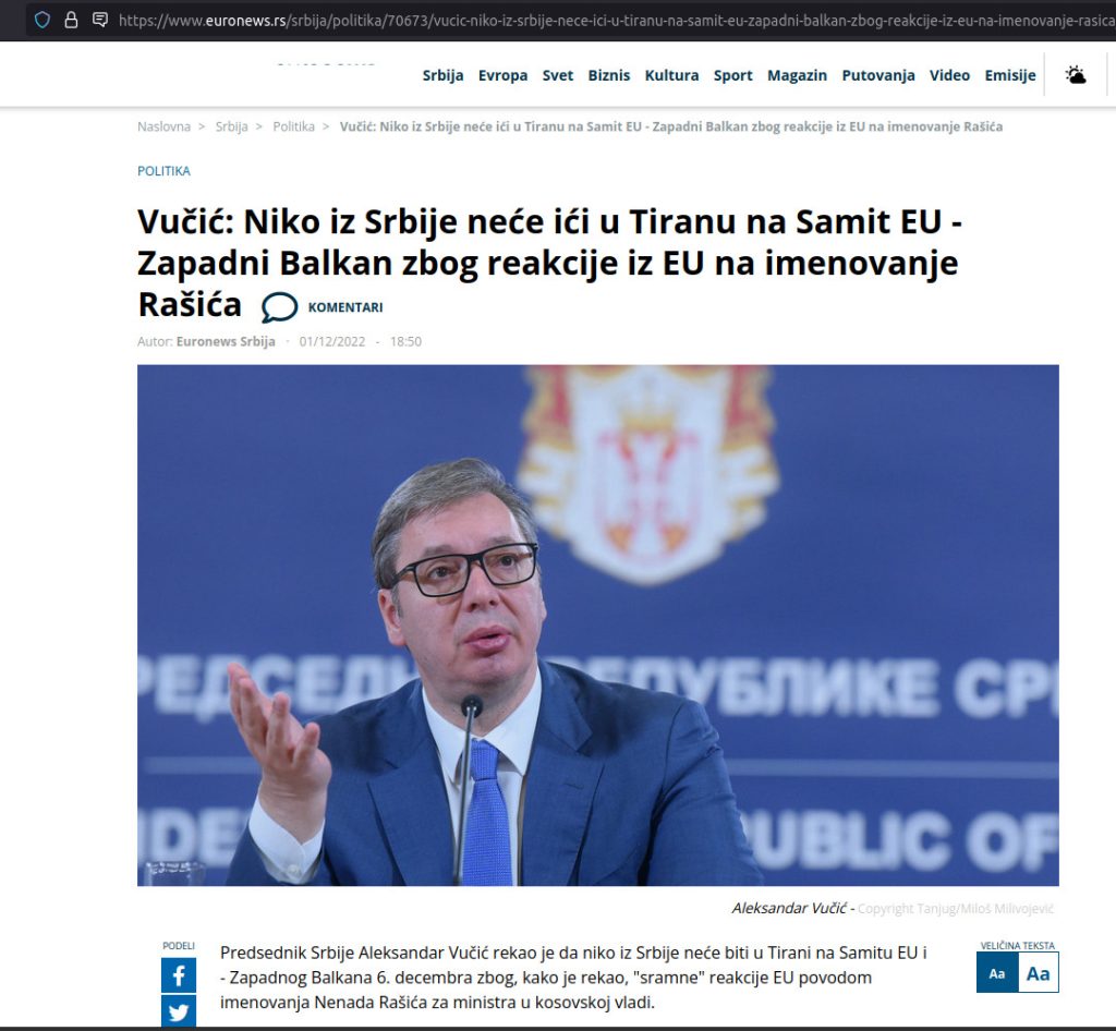 НИШТАК по ко зна који пут пљунуо па полизао!