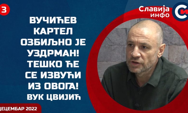 Вук Цвијић: Вучићев картел озбиљно је уздрман! Тешко ће се извући из овога! (видео)