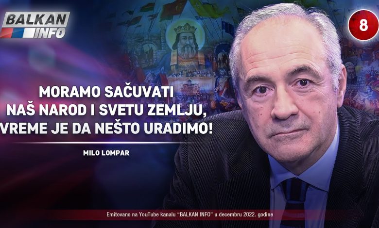 Мило Ломпар: Морамо сачувати нашу свету земљу, време је да нешто урадимо! (видео) Мило Ломпар: Морамо сачувати нашу свету земљу, време је да нешто урадимо! (видео)