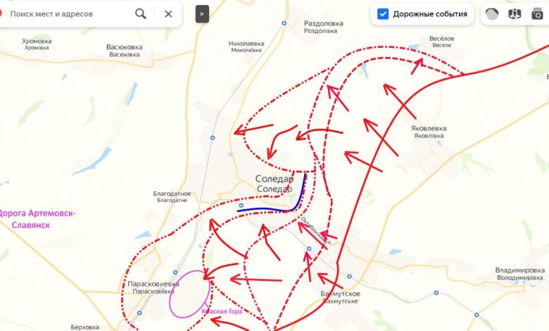 Пукао украјински западнодонбаски фронт: почело бекство из Соледара Пукао украјински западнодонбаски фронт: почело бекство из Соледара