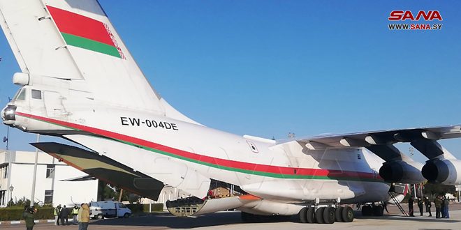 Белорусија послала 35 тона помоћи у Сирију Белорусија послала 35 тона помоћи у Сирију