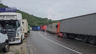 Јариње: Пети дан блокаде уласка камиона са српском робом на КиМ Јариње: Пети дан блокаде уласка камиона са српском робом на КиМ