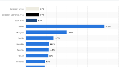 Инфлација у Србији у самом европском врху Инфлација у Србији у самом европском врху