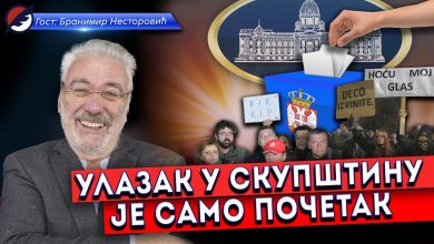 Бранимир Несторовић: Окупили смо озбиљан тим, циљ је да променимо политичку сцену Србије (видео) Бранимир Несторовић: Окупили смо озбиљан тим, циљ је да променимо политичку сцену Србије (видео)