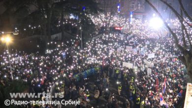 Студенти протествују испред ТВ Бастиље захтевајући поштено извештавање о протестима! Студенти протествују испред ТВ Бастиље захтевајући поштено извештавање о протестима!