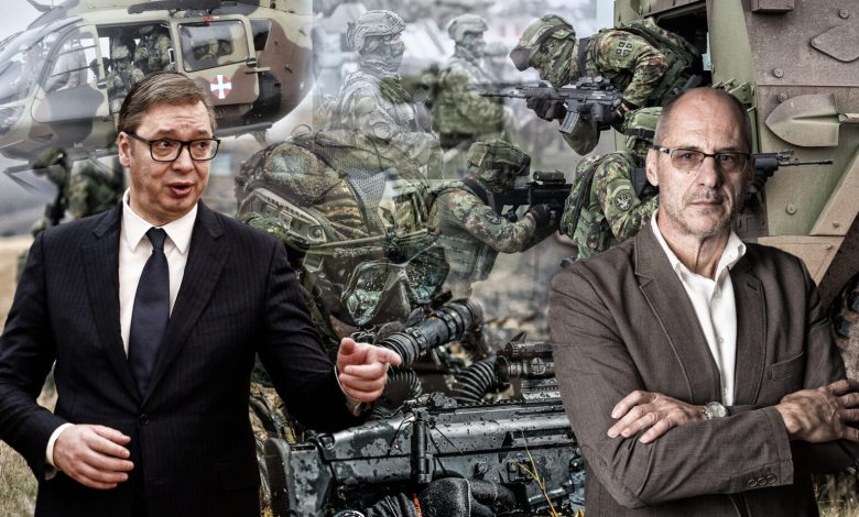 Пензионисани генерал Петар Радојчић у ауторском тексту упозорава: Александар Вучић припрема терен за грађанске сукобе Пензионисани генерал Петар Радојчић у ауторском тексту упозорава: Александар Вучић припрема терен за грађанске сукобе