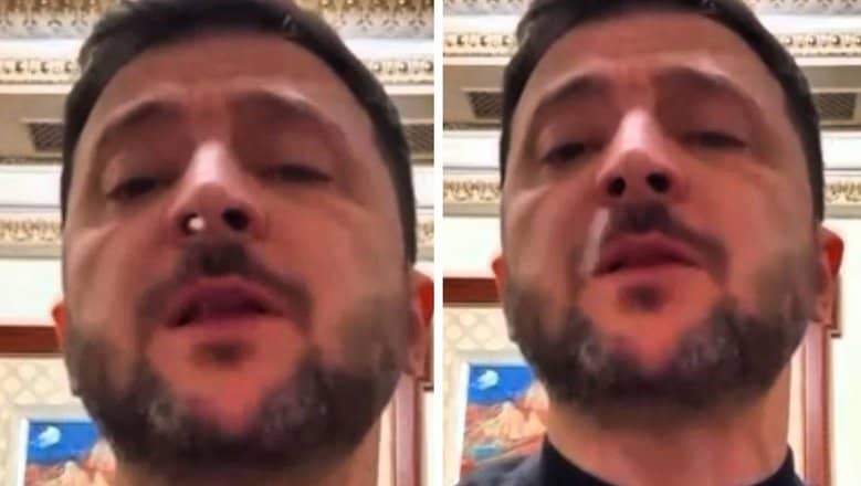 Зеленском усред „обраћања нацији“ из носа излетео кокаин? Зеленском усред „обраћања нацији“ из носа излетео кокаин?