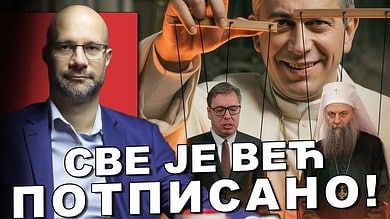 Игор Јарамаз: Постигнут је монструозан договор имеђу СНС, СПЦ и Ватикана! (видео) Игор Јарамаз: Постигнут је монструозан договор имеђу СНС, СПЦ и Ватикана! (видео)