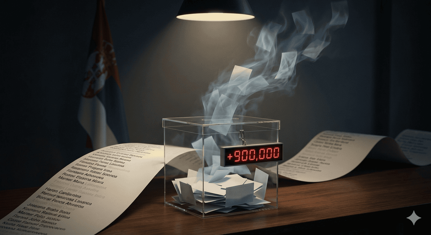 Србија има вишак од 900.000 бирача! Србија има вишак од 900.000 бирача!