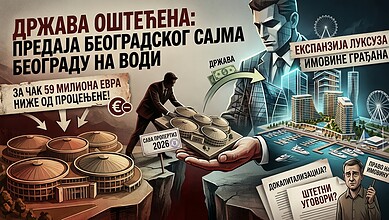 Власт Београду на води спрема нови поклон од 60 милиона евра Власт Београду на води спрема нови поклон од 60 милиона евра