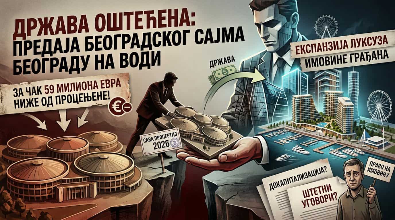 Власт Београду на води спрема нови поклон од 60 милиона евра Власт Београду на води спрема нови поклон од 60 милиона евра
