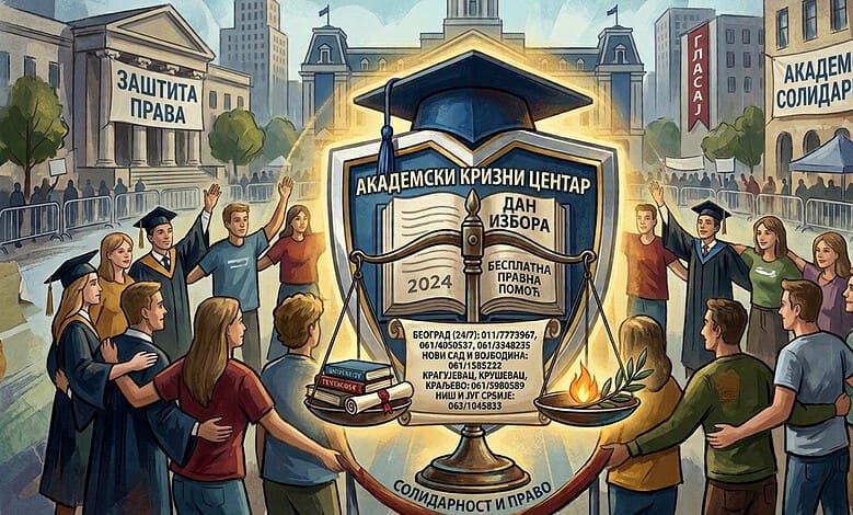 Изборни дан и подршка академске заједнице.