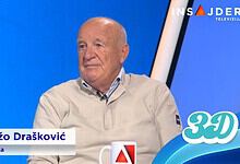 Економиста Драшковић: Биће великих изненађења када се открију тајни уговори (видео) Dr Božo Drašković govori na TV razgovoru uz plavi studio.